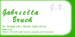 gabriella bruch business card